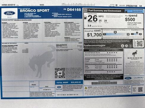 Used 2023 Ford Bronco Sport Big Bend AWD/4WD image 26