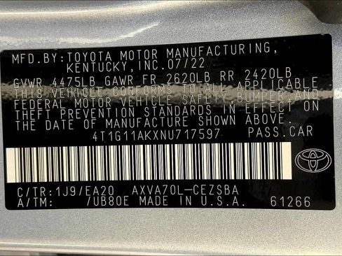 Used 2022 Toyota Camry SE FWD image 34