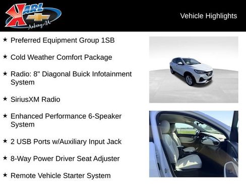 Certified 2021 Buick Encore GX Preferred w/ Cold Weather Comfort Package FWD image 2