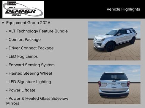 Used 2019 Ford Explorer XLT w/ Equipment Group 202A AWD/4WD image 24