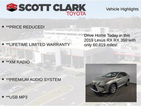 Used 2019 Lexus RX 350 FWD image 12