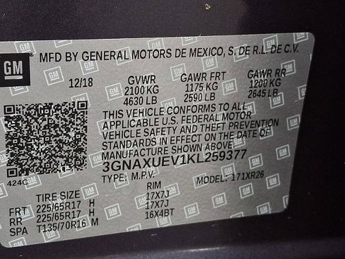 Certified 2019 Chevrolet Equinox LT image 25