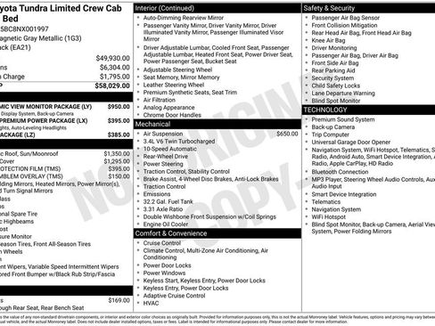 Used 2022 Toyota Tundra Limited RWD image 2
