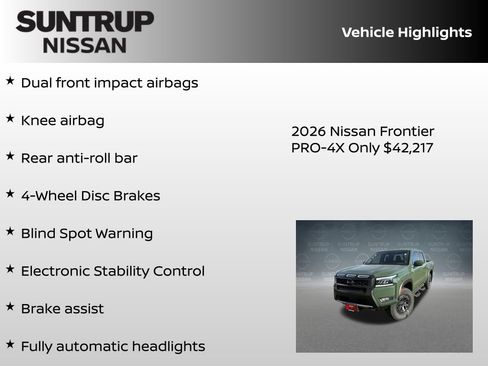 New 2026 Nissan Frontier PRO-4X w/ Tow Package image 23