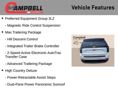 Used 2025 Chevrolet Tahoe High Country AWD/4WD image 26