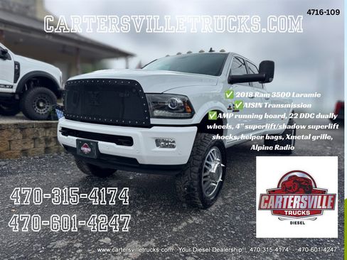 Used 2018 RAM 3500 Laramie w/ Sport Appearance Group AWD/4WD image 1