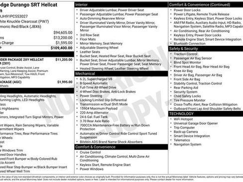 Used 2023 Dodge Durango SRT Hellcat AWD/4WD image 57