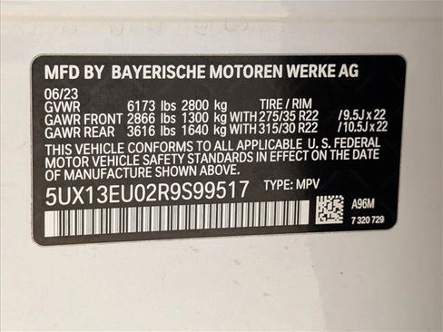 Certified 2024 BMW X5 sDrive40i w/ M Sport Package RWD image 20