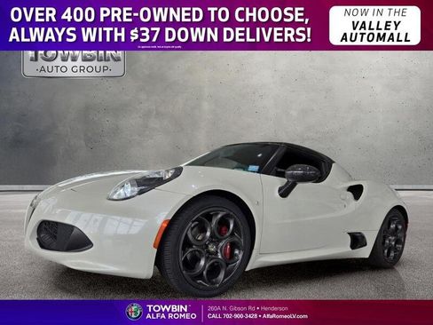 Used 2015 Alfa Romeo 4C Coupe w/ Leather Interior Group RWD image 1