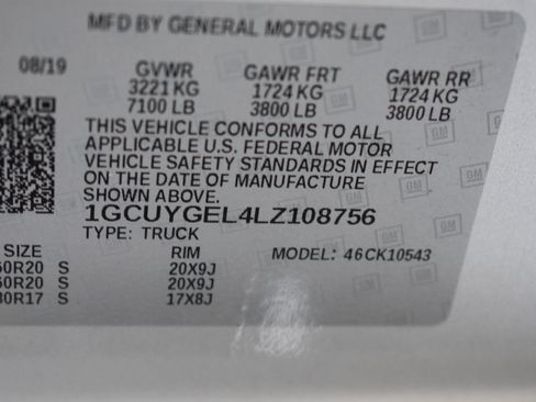 Used 2020 Chevrolet Silverado 1500 LTZ w/ LTZ Premium Package AWD/4WD image 16