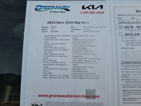 Used 2024 RAM 2500 Big Horn AWD/4WD image 36