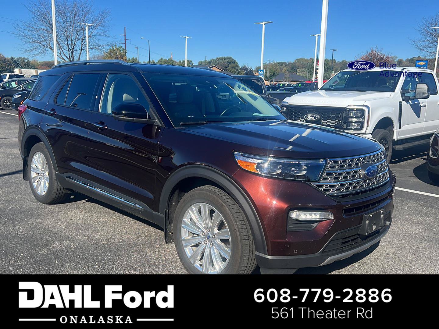 Used 2020 Ford Explorer Limited w/ Class III Trailer Tow Package AWD/4WD image 1