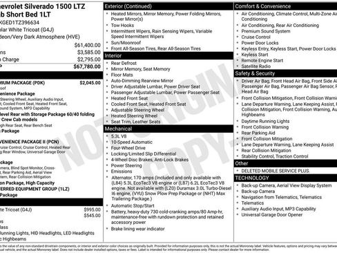 New 2026 Chevrolet Silverado 1500 LTZ w/ LTZ Premium Package AWD/4WD image 10
