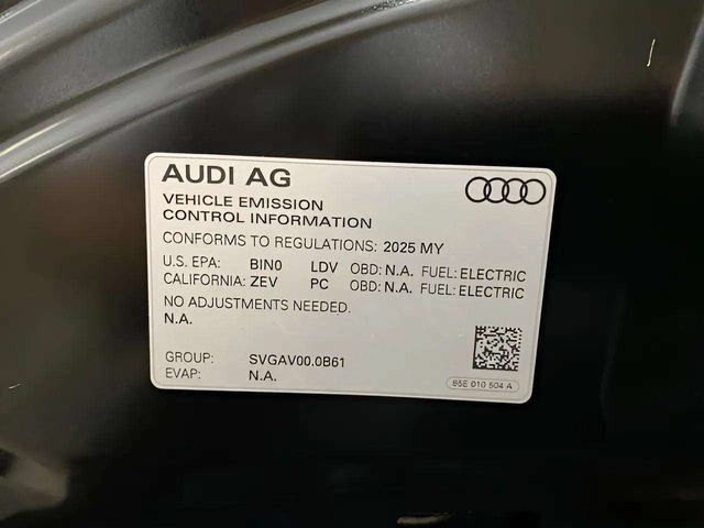 Used 2025 Audi A6 e-tron Premium Plus w/ Premium Plus RWD image 85
