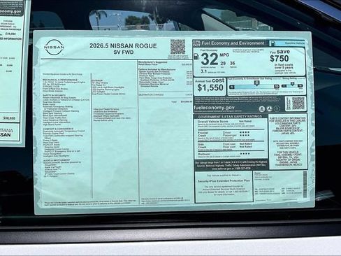 New 2026 Nissan Rogue SV FWD image 12