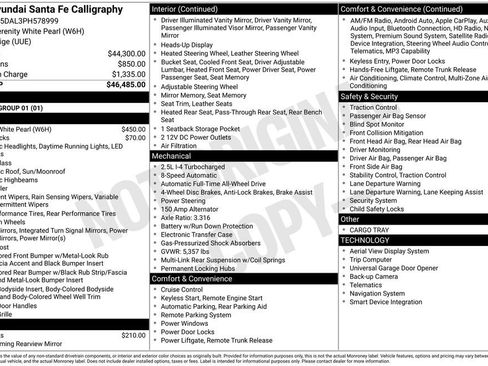 Used 2023 Hyundai Santa Fe Calligraphy image 3