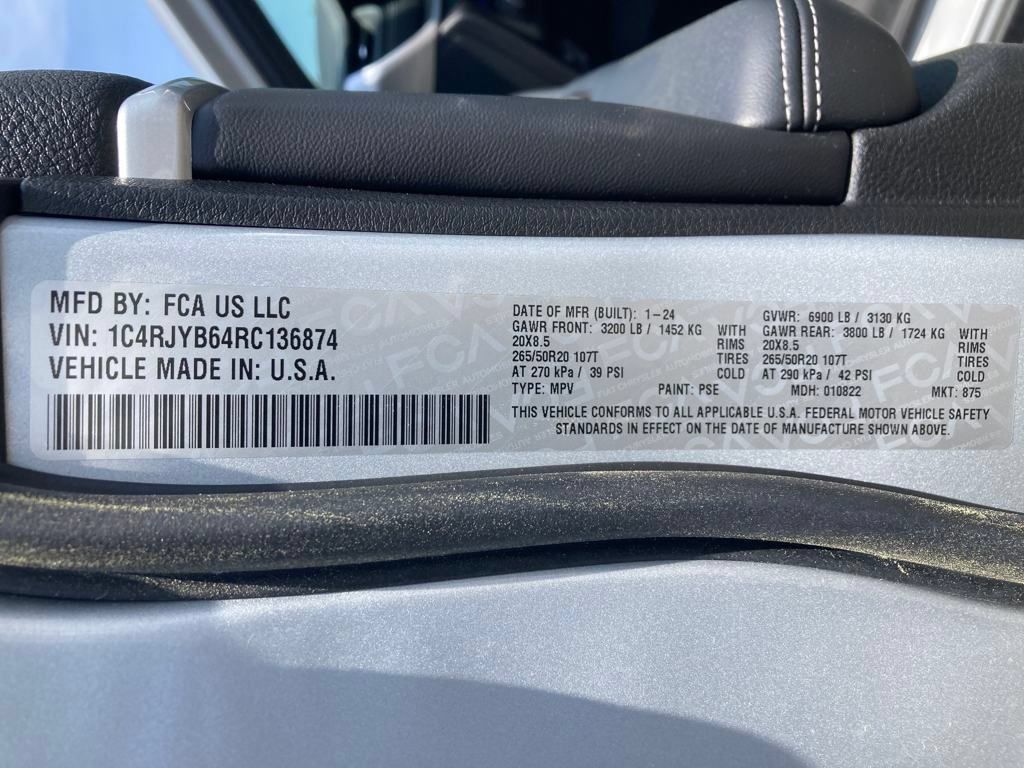 New 2024 Jeep Grand Cherokee Limited 4xe w/ Luxury Tech Group II AWD/4WD image 25