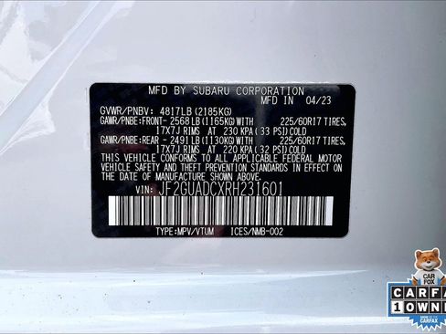Certified 2024 Subaru Crosstrek 2.0i Premium AWD/4WD image 33