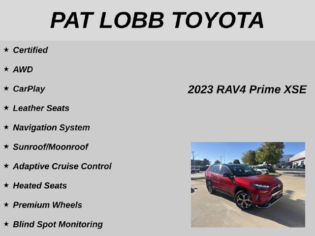 Certified 2023 Toyota RAV4 XSE w/ Premium Package AWD/4WD image 14