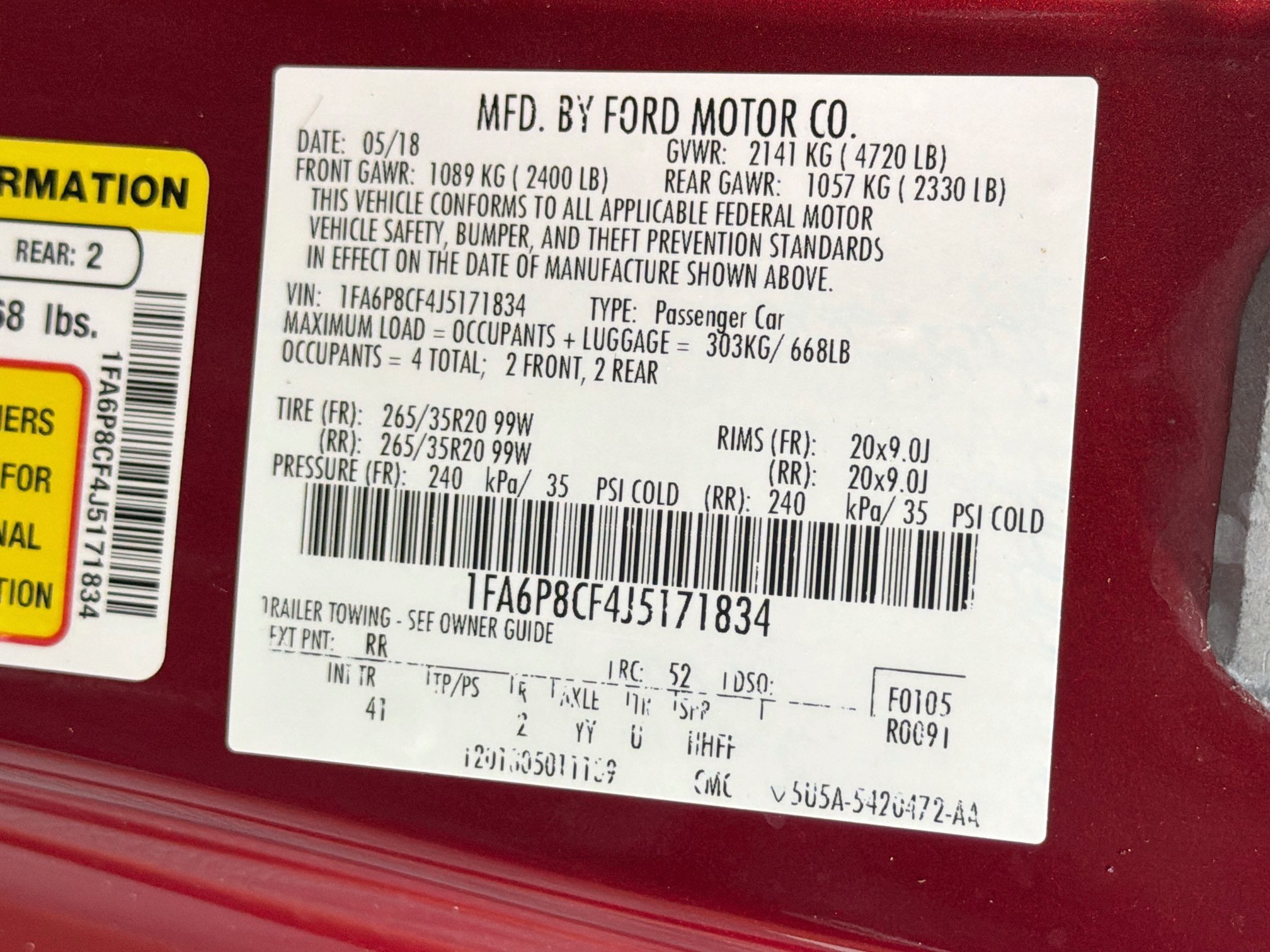 Used 2018 Ford Mustang GT Premium RWD image 12