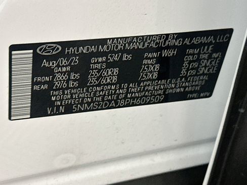 Used 2023 Hyundai Santa Fe SEL AWD/4WD image 12