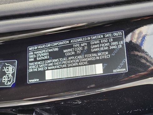 Used 2026 Volvo XC90 B6 Plus w/ Protection Package Premier image 26