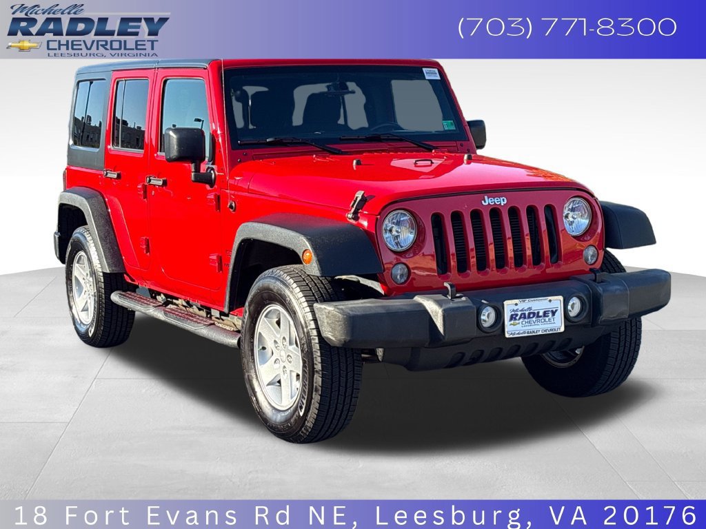 Used 2017 Jeep Wrangler Unlimited Sport w/ Quick Order Package 24S AWD/4WD image 8
