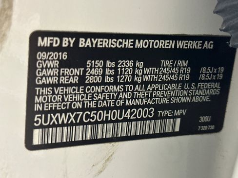 Used 2017 BMW X3 xDrive35i AWD/4WD image 20