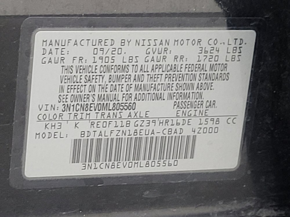 Used 2021 Nissan Versa SV FWD image 33