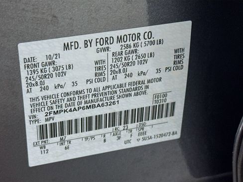 Used 2021 Ford Edge ST image 33