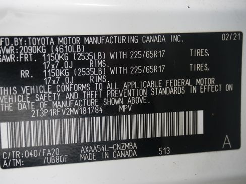 Used 2021 Toyota RAV4 XLE AWD/4WD image 26