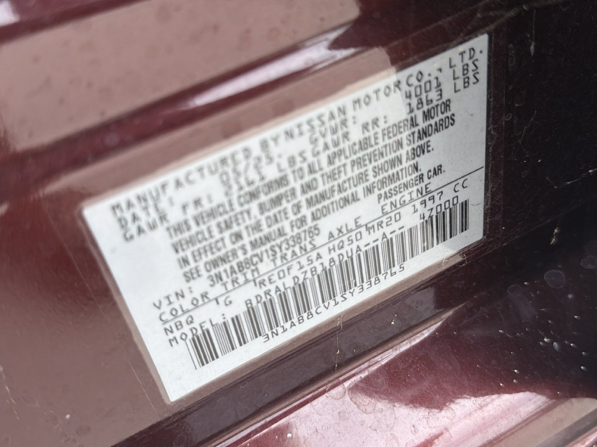 Used 2025 Nissan Sentra SV w/ Trunk Package FWD image 35
