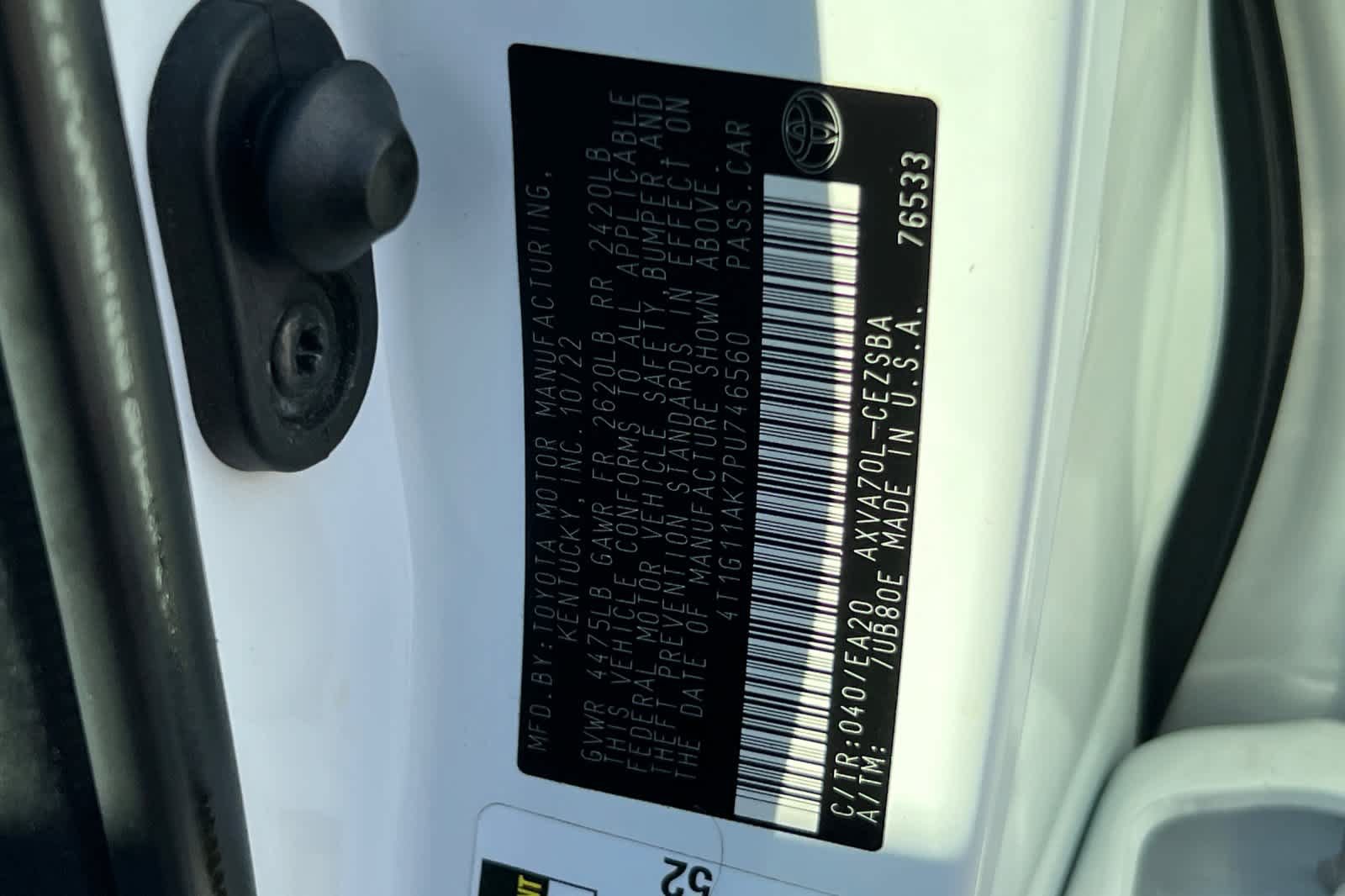 Certified 2023 Toyota Camry SE FWD image 30