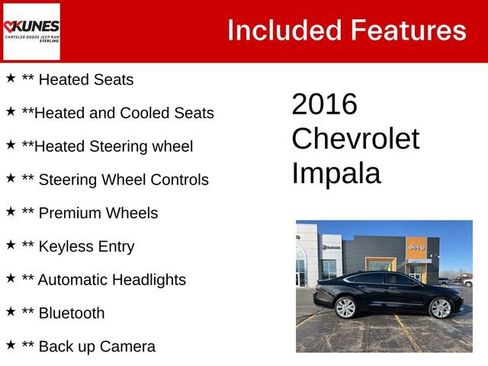 Used 2016 Chevrolet Impala LTZ w/ Enhanced Convenience Package image 5
