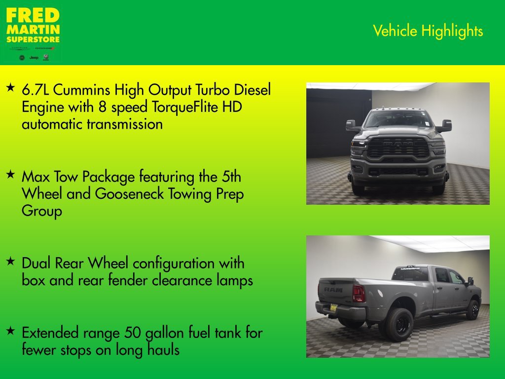 New 2026 RAM 3500 Big Horn AWD/4WD image 7