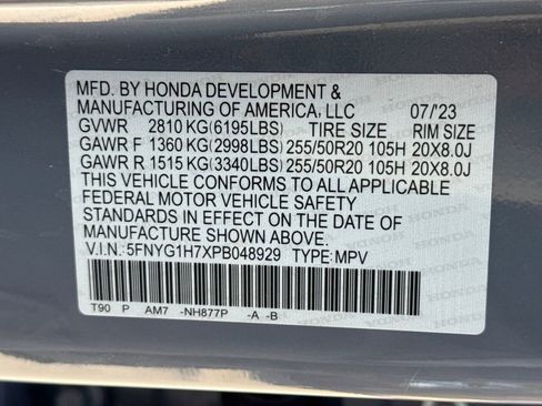 Used 2023 Honda Pilot Touring image 30