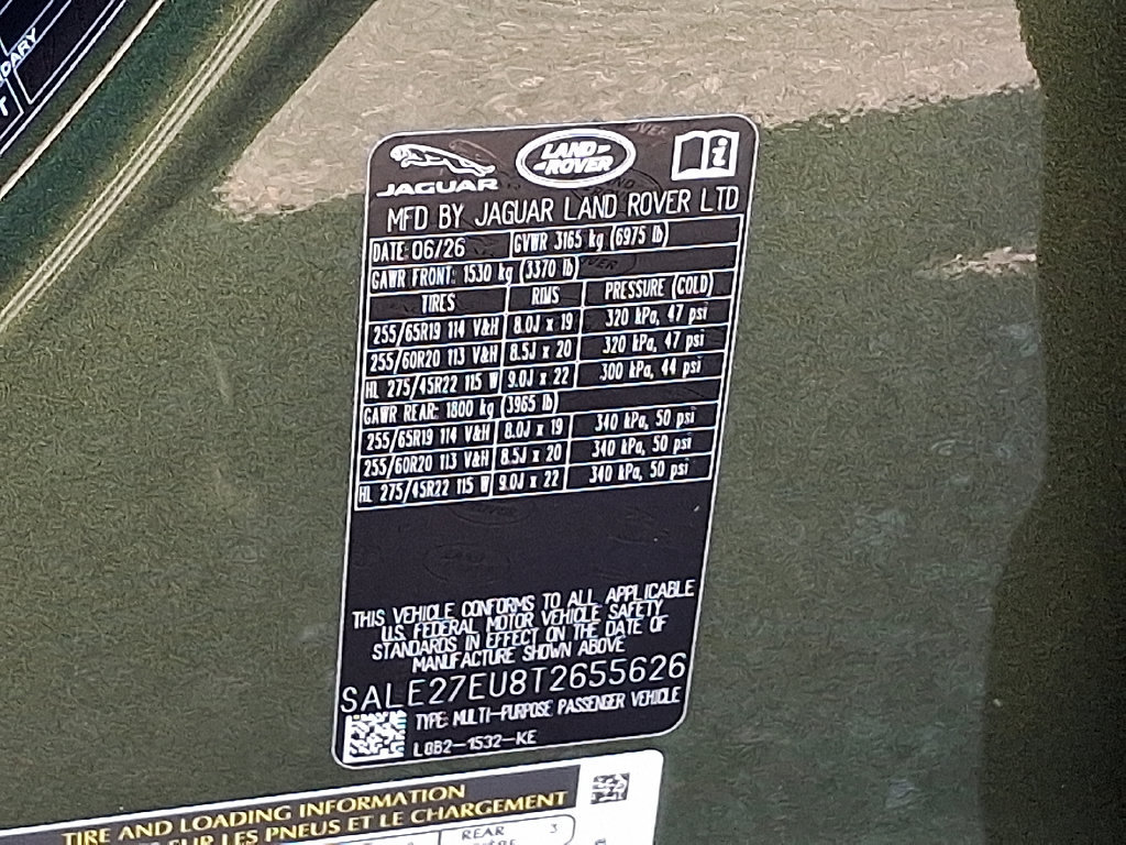 New 2026 Land Rover Defender 110 X-Dynamic SE AWD/4WD image 18
