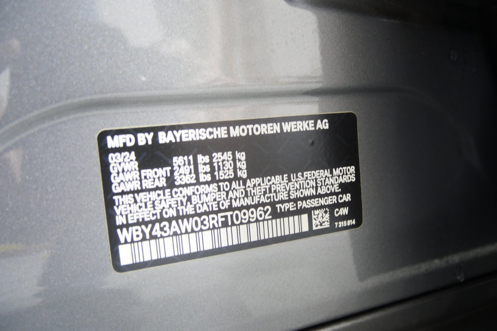 Certified 2024 BMW i4 eDrive35 w/ Convenience Package RWD image 26