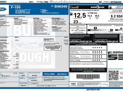 Used 2019 Ford F150 XLT w/ Equipment Group 302A Luxury AWD/4WD image 3