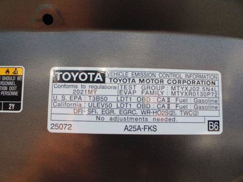 Certified 2021 Toyota RAV4 Limited FWD image 62