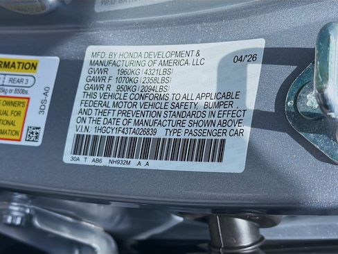 New 2026 Honda Accord SE image 29