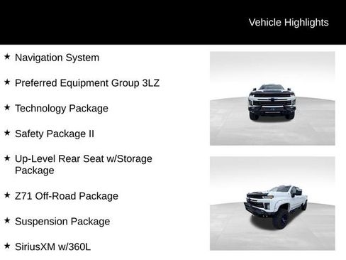 Used 2021 Chevrolet Silverado 2500 High Country w/ Technology Package AWD/4WD image 13