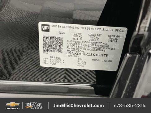 New 2025 Chevrolet Blazer EV RS image 67