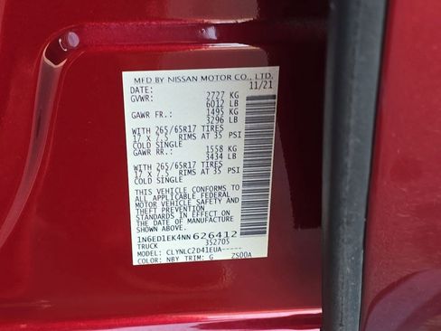 Used 2022 Nissan Frontier SV image 34