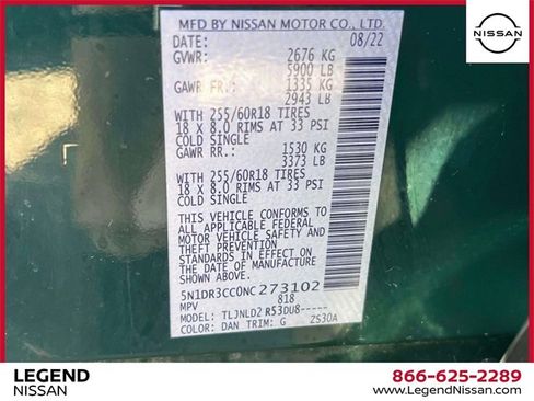 Certified 2022 Nissan Pathfinder SL image 20