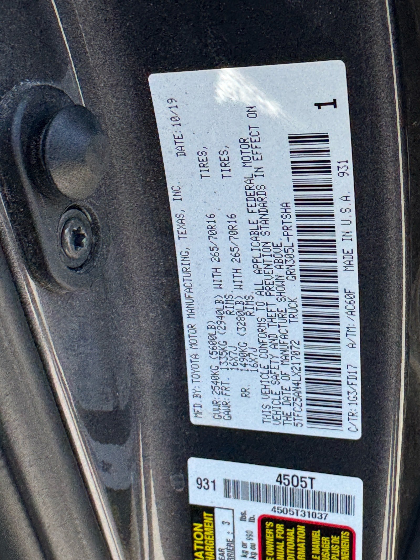 Used 2020 Toyota Tacoma TRD Off-Road w/ Technology Package AWD/4WD image 31