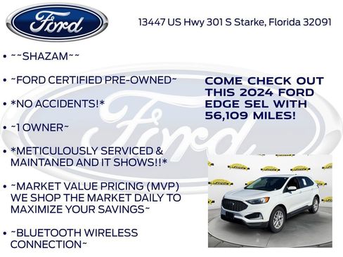 Certified 2024 Ford Edge SEL AWD/4WD image 6