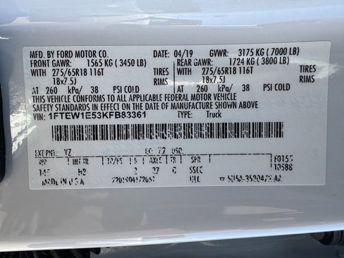 Certified 2019 Ford F150 Lariat image 30