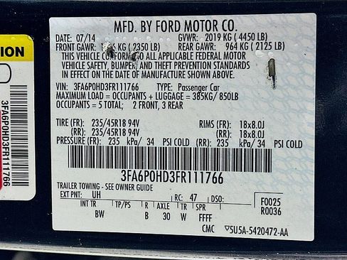 Used 2015 Ford Fusion SE w/ Equipment Group 202A image 34