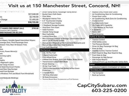 Used 2019 Dodge Grand Caravan SE w/ UConnect Hands-Free Group FWD image 1